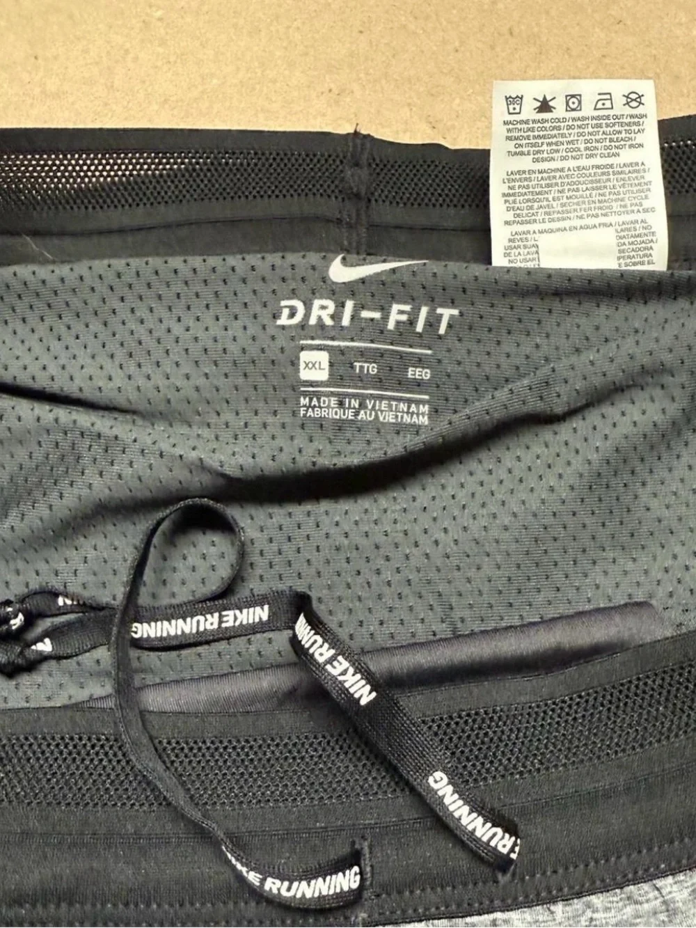 Nike DriFit Running Division Shorts size XXL brief lined Rare!